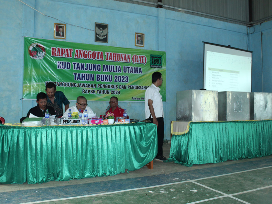 Pemerintah Desa Berperan Aktif Dalam Pemilihan Pengurus KUD Tanjung Mulia Utama Periode 2024-2027
